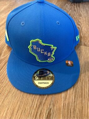 Blue Milwaukee Bucks Snapback Hat